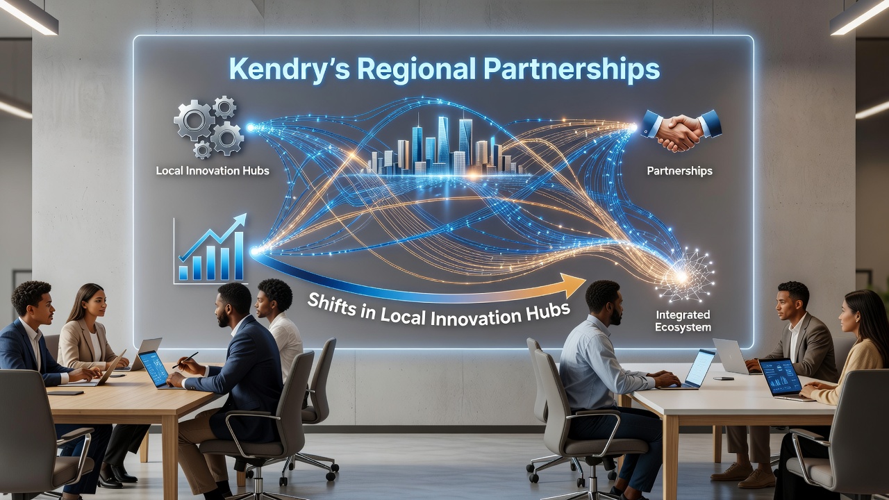 Detailed view of innovation hub activities influenced by regional connections